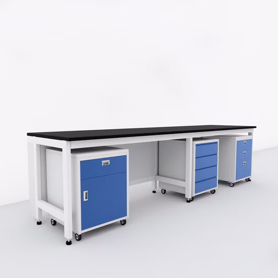 化学用モジュール式実験室家具 化学キャビネット用アイランド実験台